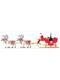 Preiser 30399 Weihnachtsschlitten mit vier Rentieren - H0 (1:87)