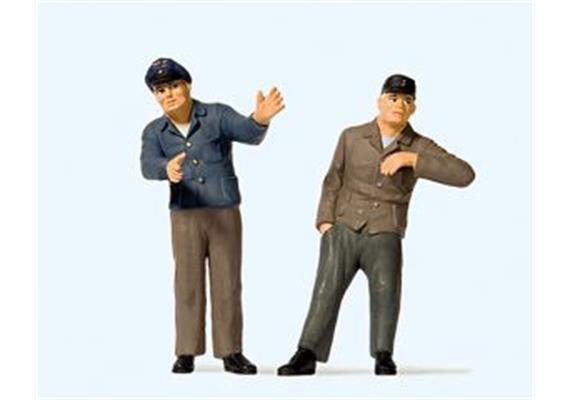 Preiser 44917 Lokführer und Heizer - G IIm (1:22,5)