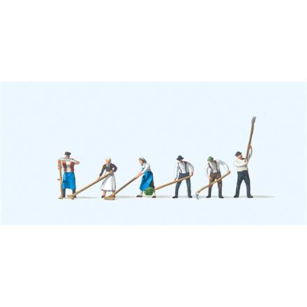 Preiser 79055 Heuernte mit verschiedenen Werkzeugen - N (1:160)