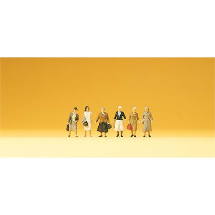 Preiser 79098 Pendlerinnen auf dem Weg N