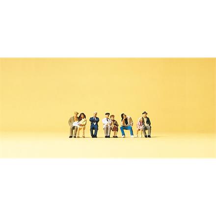 Preiser 79123 Sitzende Fahrgäste N