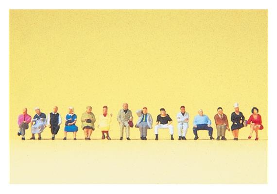 Preiser 79199 sitzende Reisende - N (1:160)