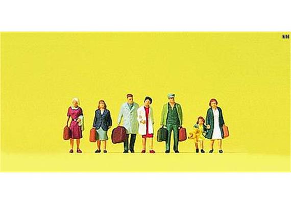 Preiser gehende Reisende