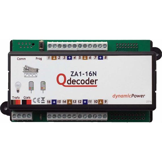 Qdecoder QD111 Standart Magnetweichendecoder Qdecoder ZA1-16N