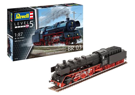 Revell 02166 Standard express locomotive 03 class with tender - H0 (1:87) | Bild 1