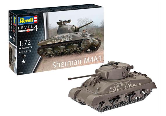 Revell 03290 Sherman M4A1, Maßstab: 1:72 | Bild 1