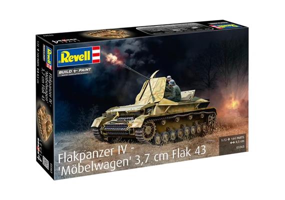 Revell 03363 Flakpanzer IV Möbelwagen 3.7 cm Flak 43 - Massstab 1:72 | Bild 2