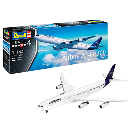 Revell 03803 A340-300 Lufthansa New Livery - Massstab 1:144