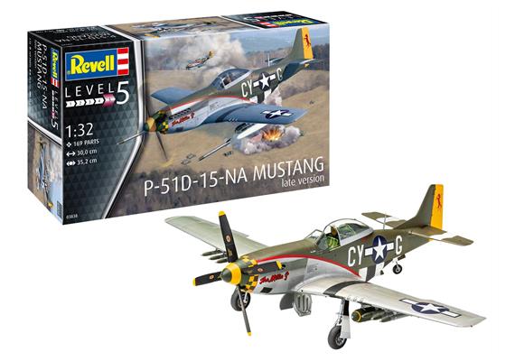Revell 03838 P-51D Mustang (late version) - Bausatz - Maßstab 1:32 | Bild 1