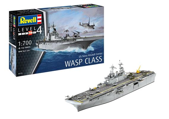 Revell 05178 Assault Carrier USS WASP CLASS - Massstab 1:700 | Bild 1