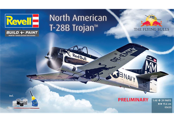 Revell 05635 Flying Bulls T-28B Trojan Gift Set - Massstab 1:48