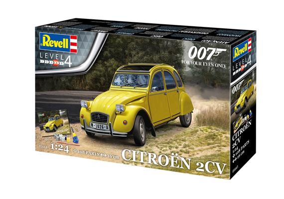 Revell 05663 Gift Set James Bond Citroen 2 CV - Massstab (1:24) | Bild 6