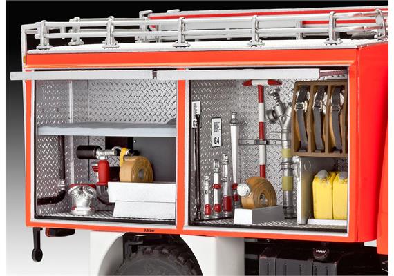 Revell 07512 Mercedes-Benz Unimog U 1300 L TLF 8/18 - Massstab 1:24 | Bild 4