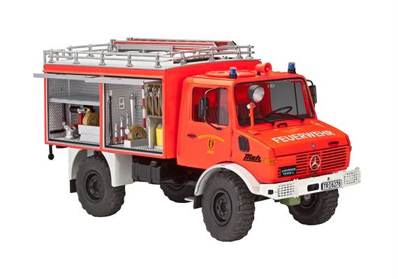 Revell 07512 Mercedes-Benz Unimog U 1300 L TLF 8/18 - Massstab 1:24 | Bild 2