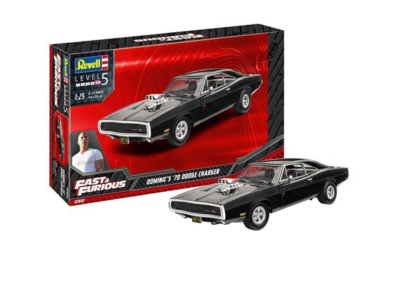 Revell 07693 Fast & Furious - Dominics 1970 Dodge Charger, Maßstab: 1:25 | Bild 1