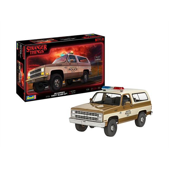 Revell 07724 "Stranger Things" Jim Hopper´s Chevy® Blazer K5™ - Massstab 1:25