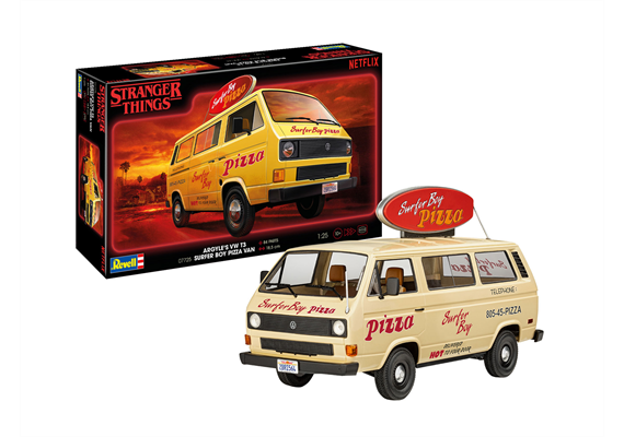 Revell 07725 „Stranger Things“ Argyle’s VWT3 Surfer Boy Pizza V - Massstab 1:25 | Bild 1