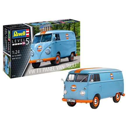 Revell 07726 VW T1 panel van (Gulf Decoration) - Massstab 1:24