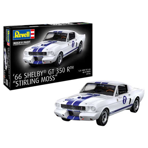 Revell 07736 1966 Shelby GT 350 R "Stirling Moss" - Massstab 1:24