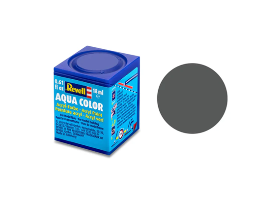Revell 36166 olivgrau, matt - Matt "Olive Grey"(RAL 7010)Aqua Color Acrylic 18ml | Bild 1