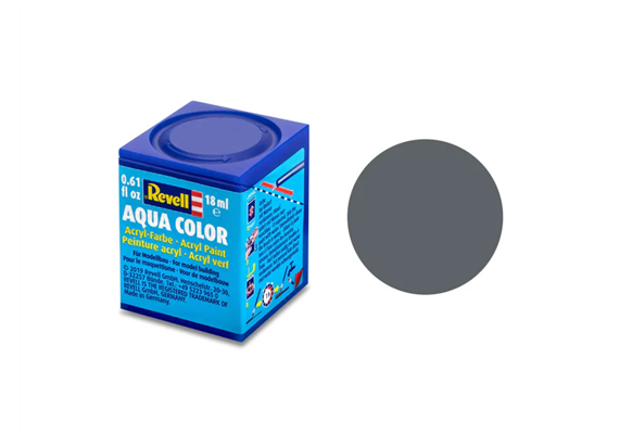 Revell 36174 Geschützgrau, matt - Matt "USAF Gunship-Grey" Aqua Color Acrylic 18ml | Bild 1