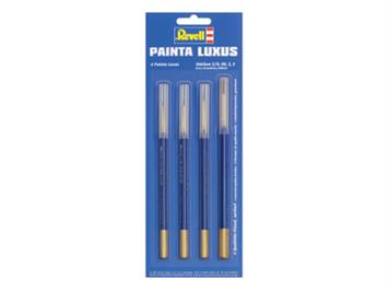 Revell 39629 Pinselpalette Painta Luxus Marderhaarpinsel, 4er Set