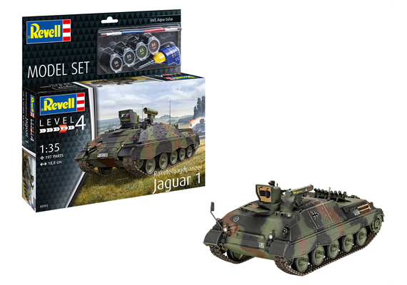 Revell 63353 Model Set Raketenjagdpanzer Jaguar 1 - Massstab 1:35 | Bild 1