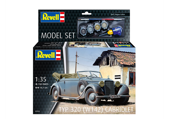Revell 63354 Model Set Typ 320 (W142) Cabriolet - Massstab 1:35 | Bild 3