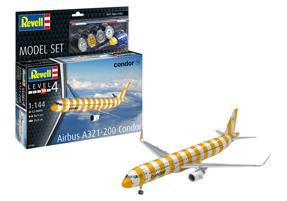 Revell 63788 Model Set Airbus A321-200 Condor - Massstab 1:144 | Bild 1