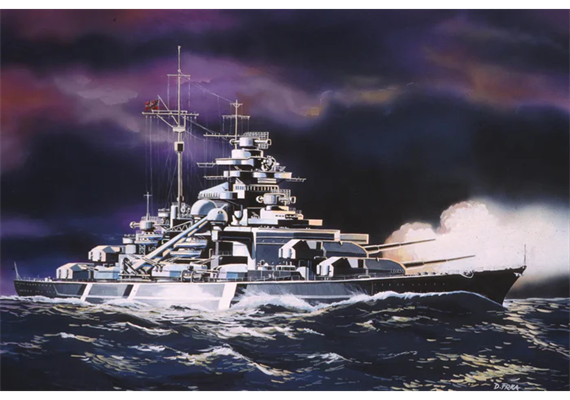 Revell 75802 Starter Kit Bismarck - Massstab 1:1200 | Bild 2