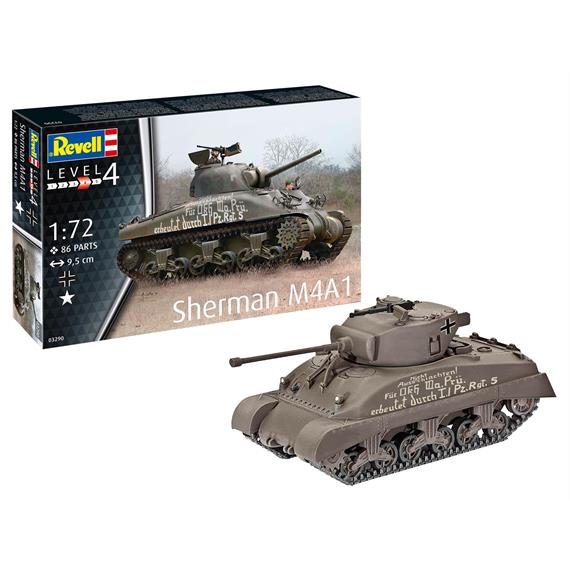 Revell 03290 Sherman M4A1, Maßstab: 1:72