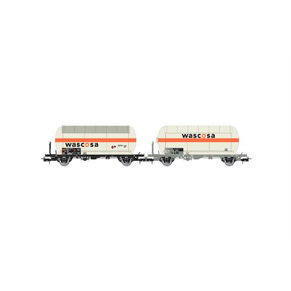 Rivarossi HR6622 SBB 2er-Set 2-achsiger Gaskesselwagen WASCOSA Ep.V - H0 (1:87)