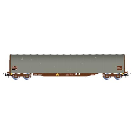Rivarossi HR6718 SBB 4-achsiger Schiebeplanenwagen Rilns mit Ausbesserungsflicken - H0