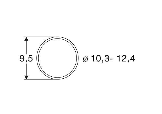 Roco 40074 Haftringsatz AC 10.3 - 12.4mm, Inhalt 10 Stück - H0 (1:87)