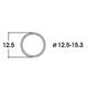 Roco 40075 Haftringsatz AC 12.5-15.3mm, Inhalt 10 Stück - H0 (1:87)