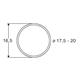 Roco 40077 Haftringsatz AC 17.5-20mm, 10 Stück - H0 (1:87)
