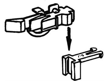 Roco 40287 Kurzkupplungsköpfe, höhenverstellbar, 2 Stück - H0 (1:87)