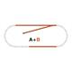 Roco 42020 ROCO LINE Gleisset B, Gleise mit Bettung - H0 (1:87)