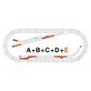 Roco 42023 ROCO LINE Gleisset E, Gleise mit Bettung - H0 (1:87)