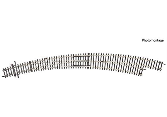 Roco 42479 Bogenweiche rechts BWr9/10 ohne Antrieb - H0 (1:87)