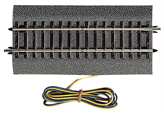 Roco 42521 Anschlussgleis mit EMV-Entstörkondensator, Länge 115 mm - H0 (1:87)