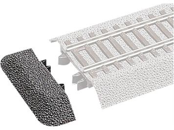 Roco 42651 Böschungsende, 6 Stück, Gummibettung - H0 (1:87)