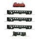 Roco 61494 5-tlg. Set: E-Lok 1670.27 mit Personenzug, ÖBB, DC 2L, digital DCC mit Sound