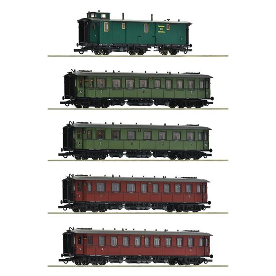 Roco 6200076 5-tlg. Set: Schnellzug, K.W.St.E. - H0 (1:87)