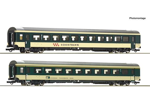 Roco 6200213 2-tlg. Set 2: Reisezugwagen „Voralpen-Express“, SOB/BT - H0 (1:87)