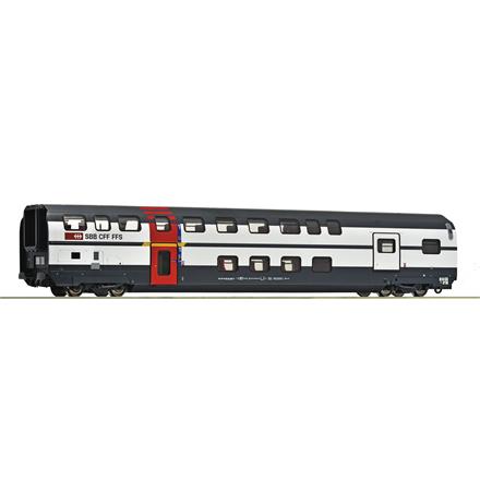 Roco 6200214 SBB Doppelstockwagen IC 2000 AD, 1. Klasse mit Gepäckabteil - H0 (1:87)