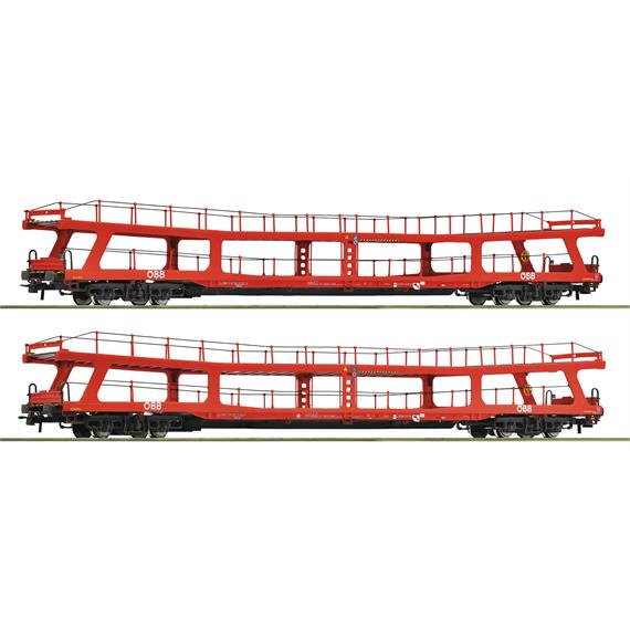 Roco 6600105 2-tlg. Set: Autotransportwagen, ÖBB - H0 (1:87)