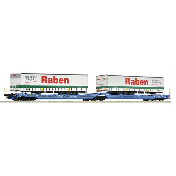 Roco 6600117 Doppeltaschen-Gelenkwagen T3000e, VTG, Spedition "Raben" - H0 (1:87)