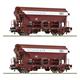 Roco 6600124 2-tlg. Set: Schwenkdachwagen, DB, "Südzucker" - H0 (1:87)