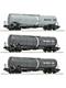 Roco 6600143 3-tlg. Set: Kesselwagen Gattung Zacns, von Wascosa und GATX - H0 (1:87)